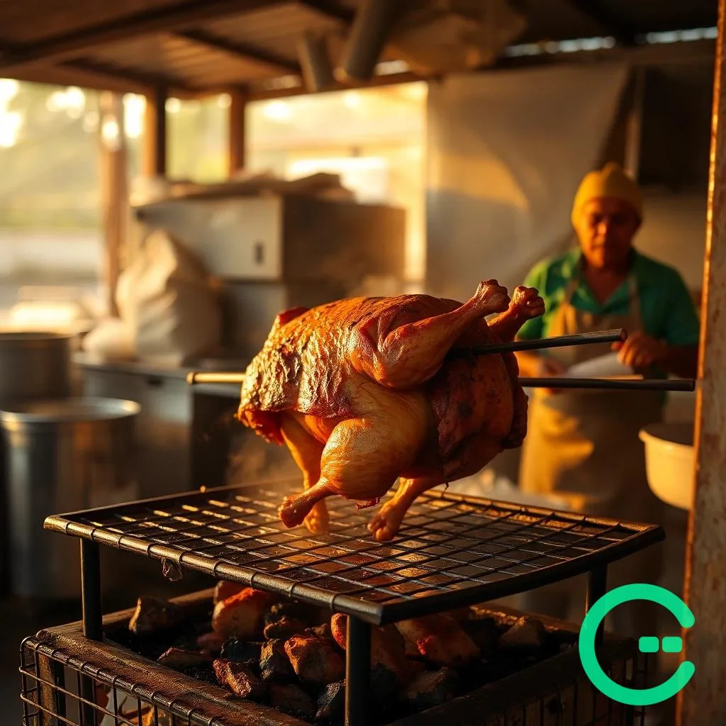 Negocio de Pollo al Carbón en República Dominicana